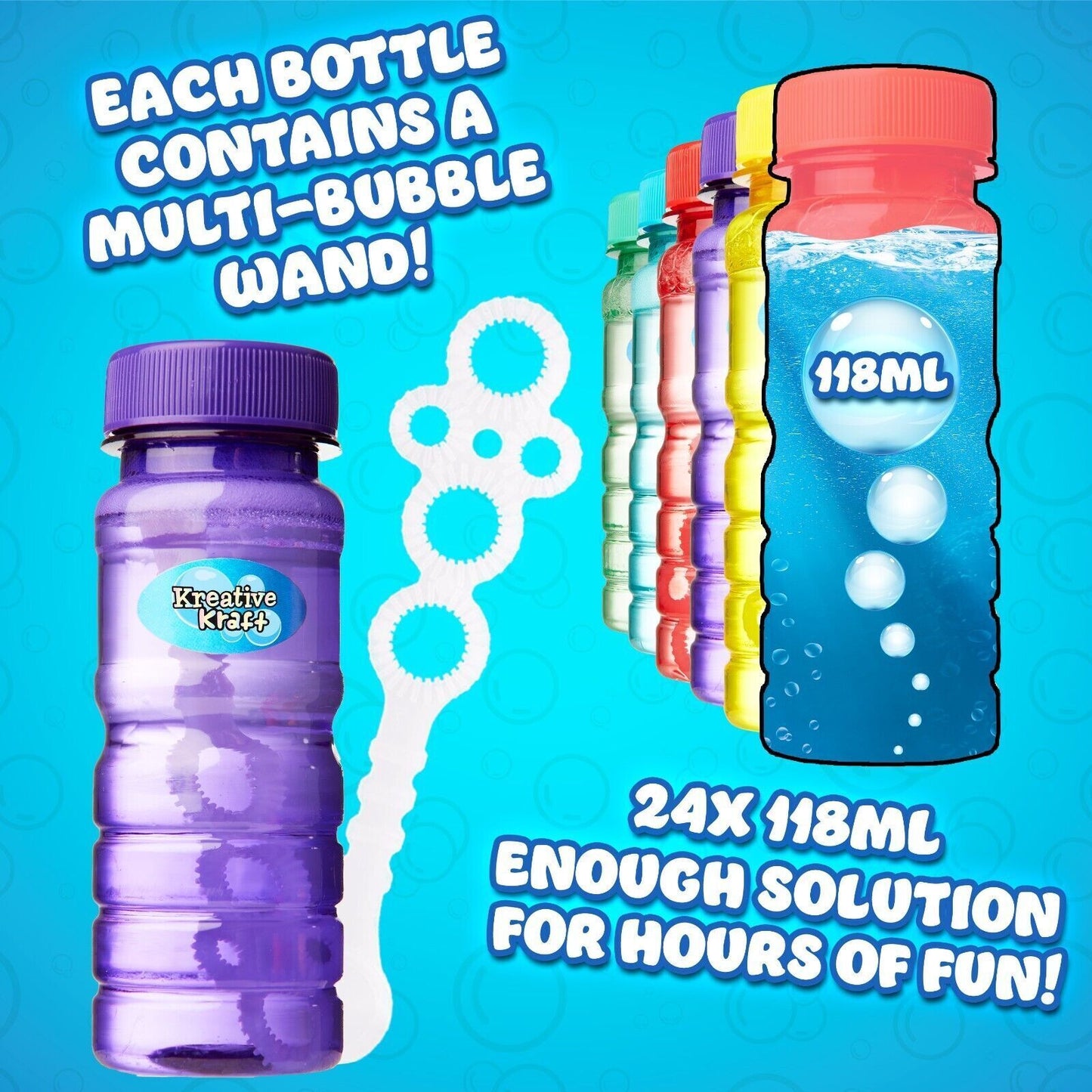 6 Kreativekraft Bubbles for Kids RRP £9.99
